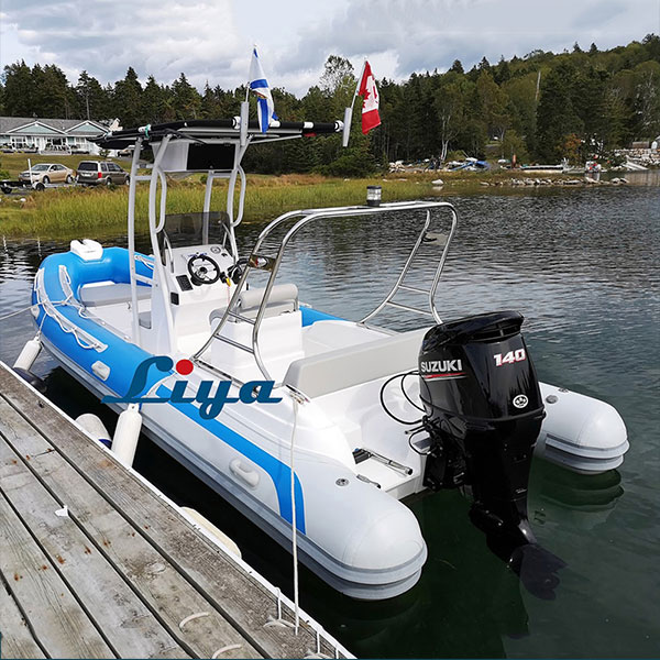 Liya 20Feet Semi Rigid Boat12people 6.2 Meter Hypalon Boat